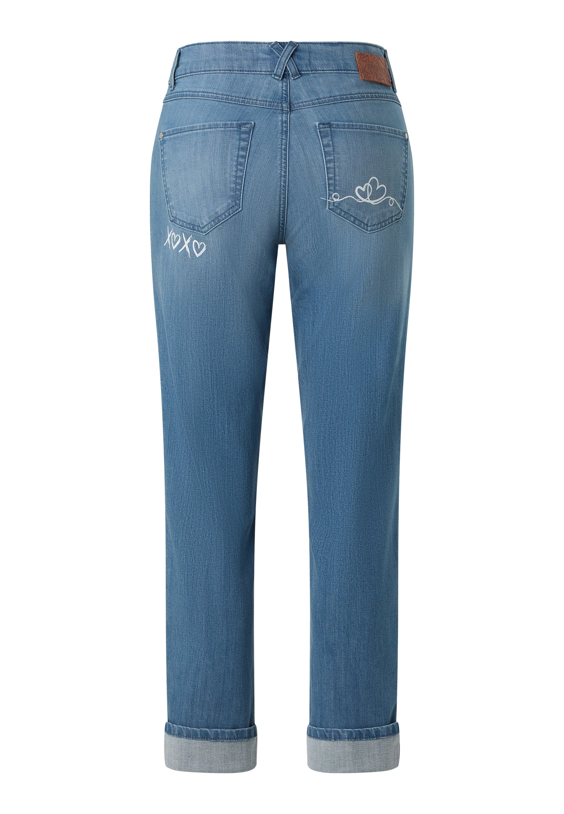 ANGELS Darleen Love Cropped Jeans - Sunwashed Sky Blue - 360 8199.345