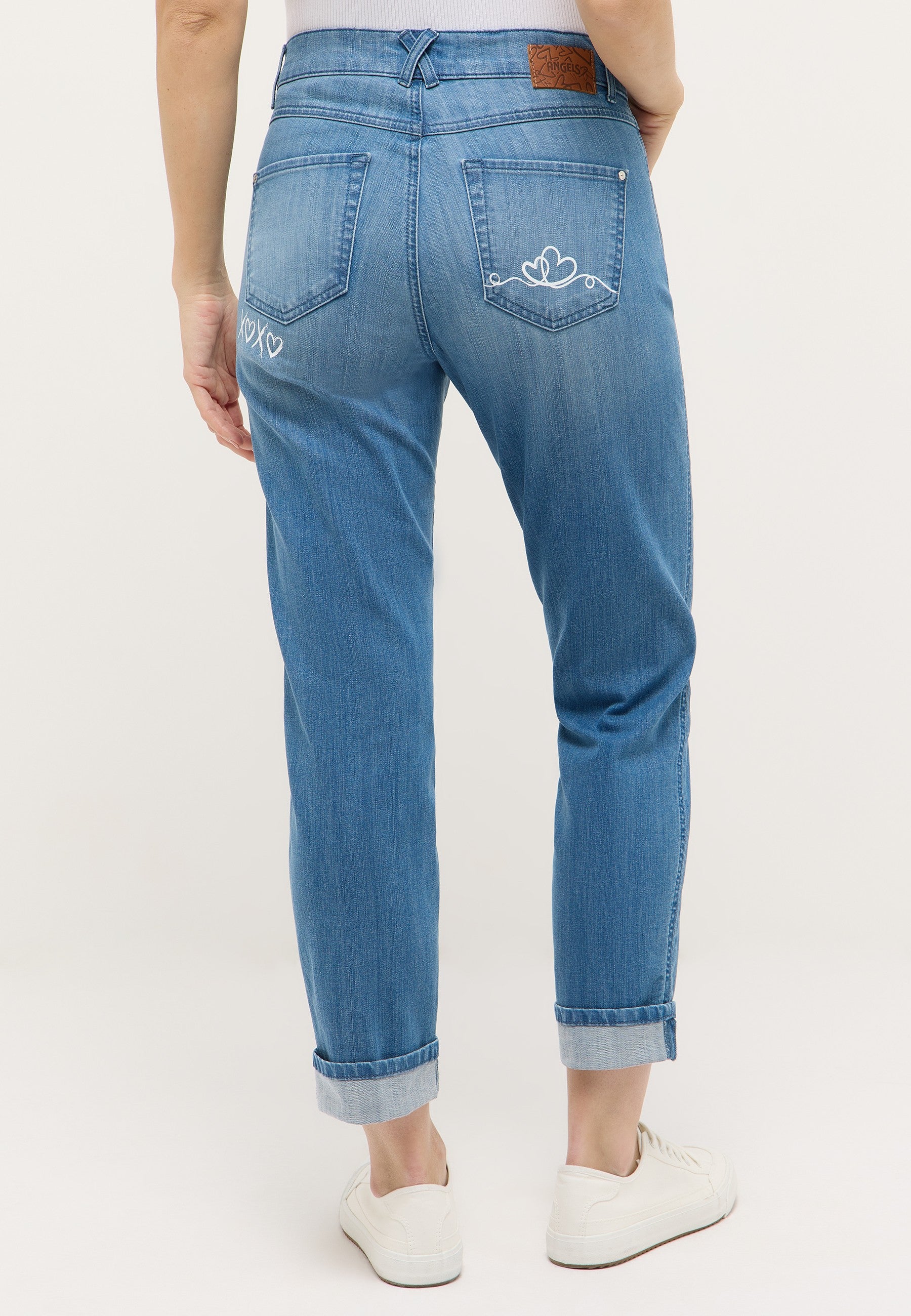 ANGELS Darleen Love Cropped Jeans - Sunwashed Sky Blue - 360 8199.345 von Angels Jeans