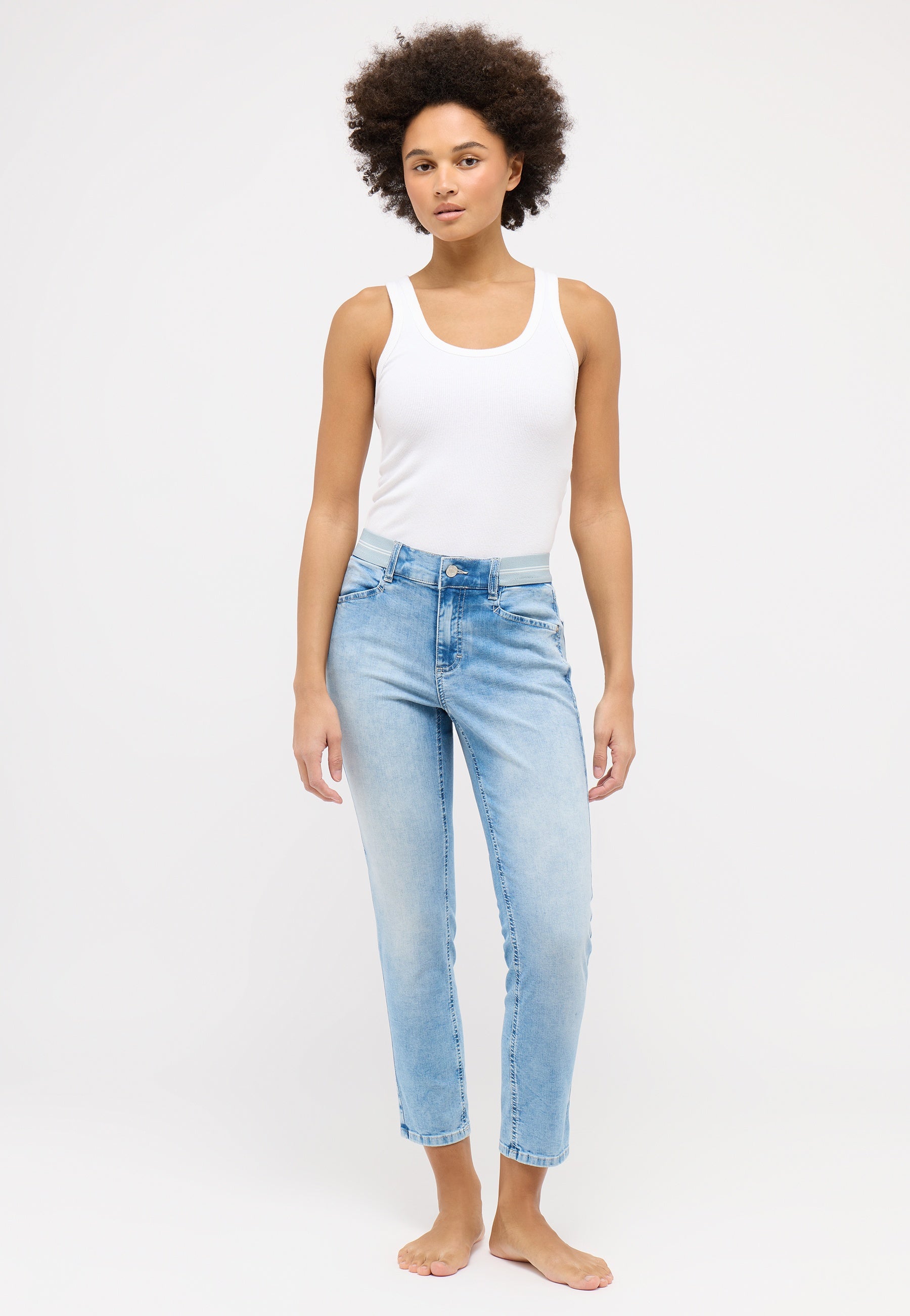 ANGELS JEANS Ornella Sporty Jeans - Coastal Breeze Blue - 332 688907.3485 von Angels Jeans