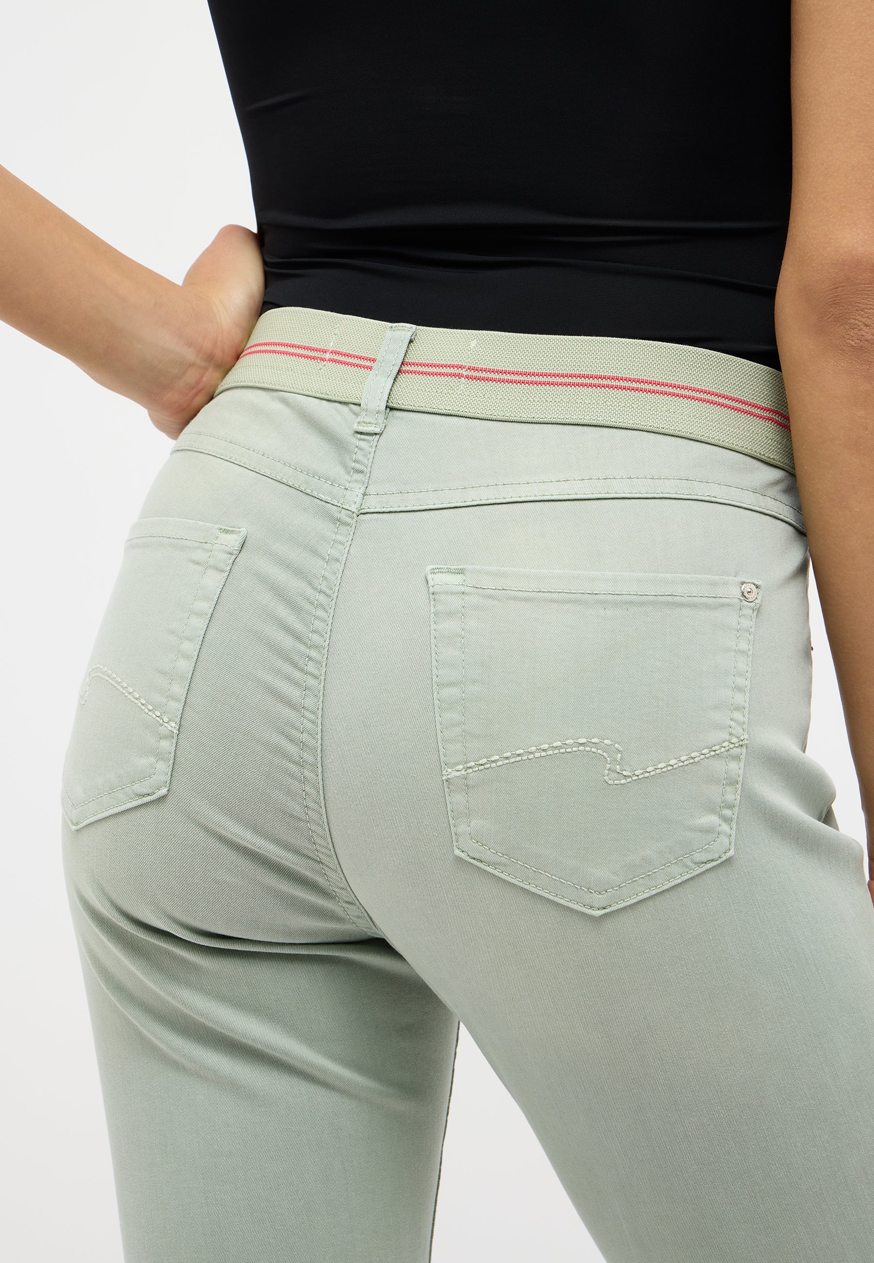 ANGELS Ornella Sporty 7/8-Jeans - Soft Sage Mint - 332 688907.5375 von Angels Jeans