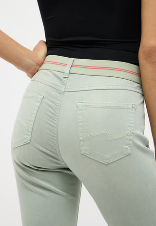 ANGELS Ornella Sporty 7/8-Jeans - Soft Sage Mint - 332 688907.5375