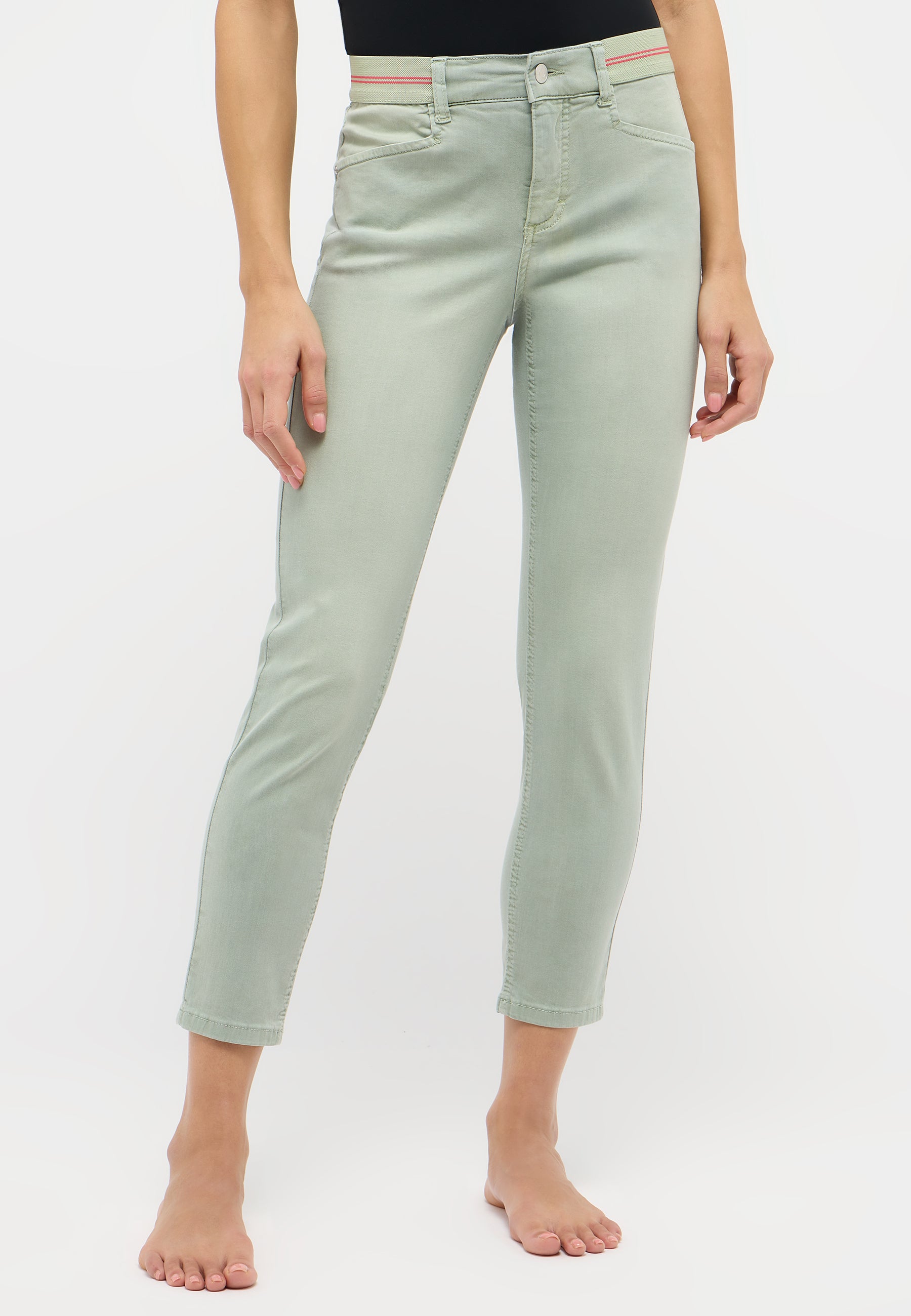 ANGELS Ornella Sporty 7/8-Jeans - Soft Sage Mint - 332 688907.5375 von Angels Jeans