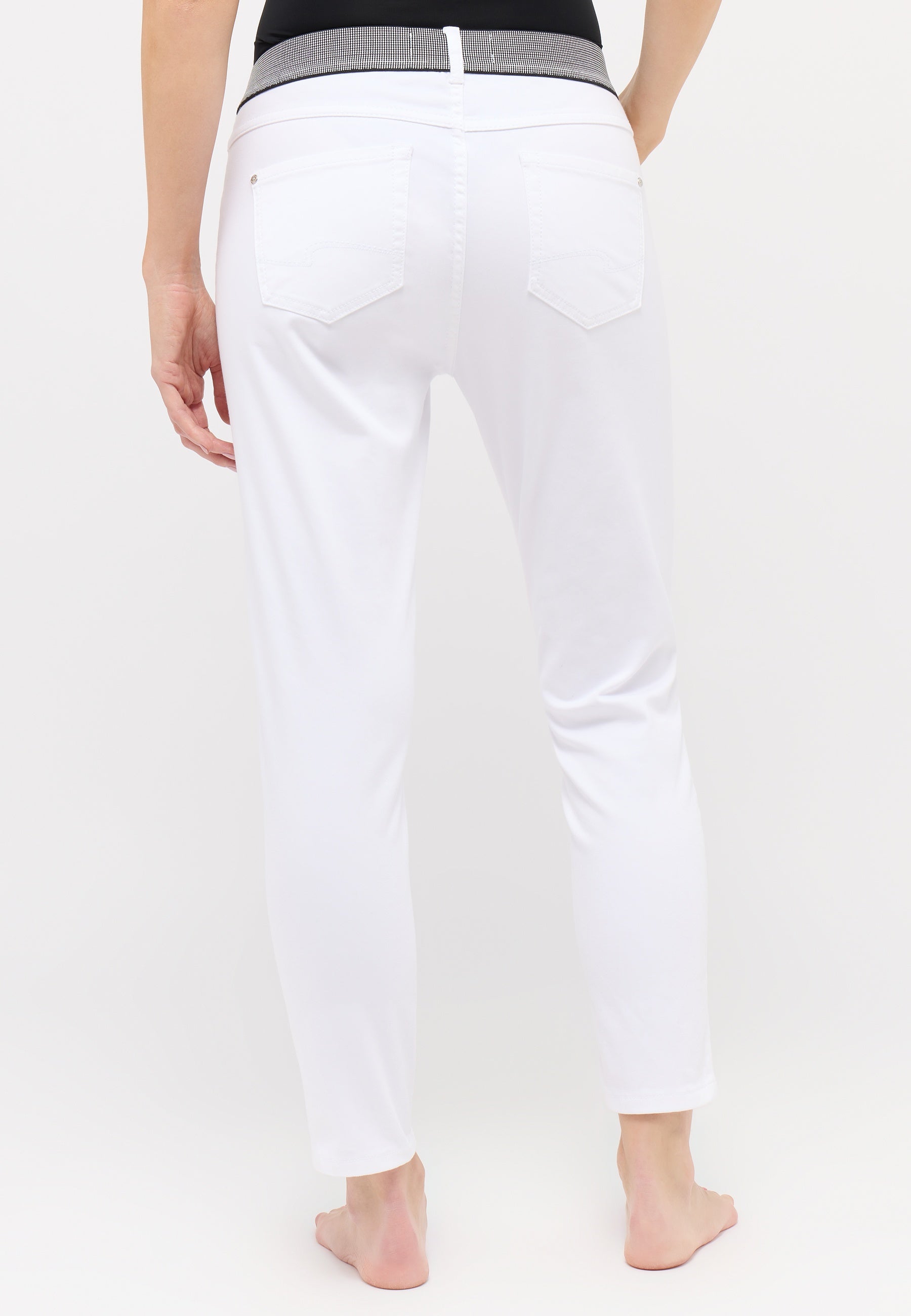 ANGELS Ornella Sporty 7/8-Jeans - Pearl White - 688907.701 von Angels Jeans