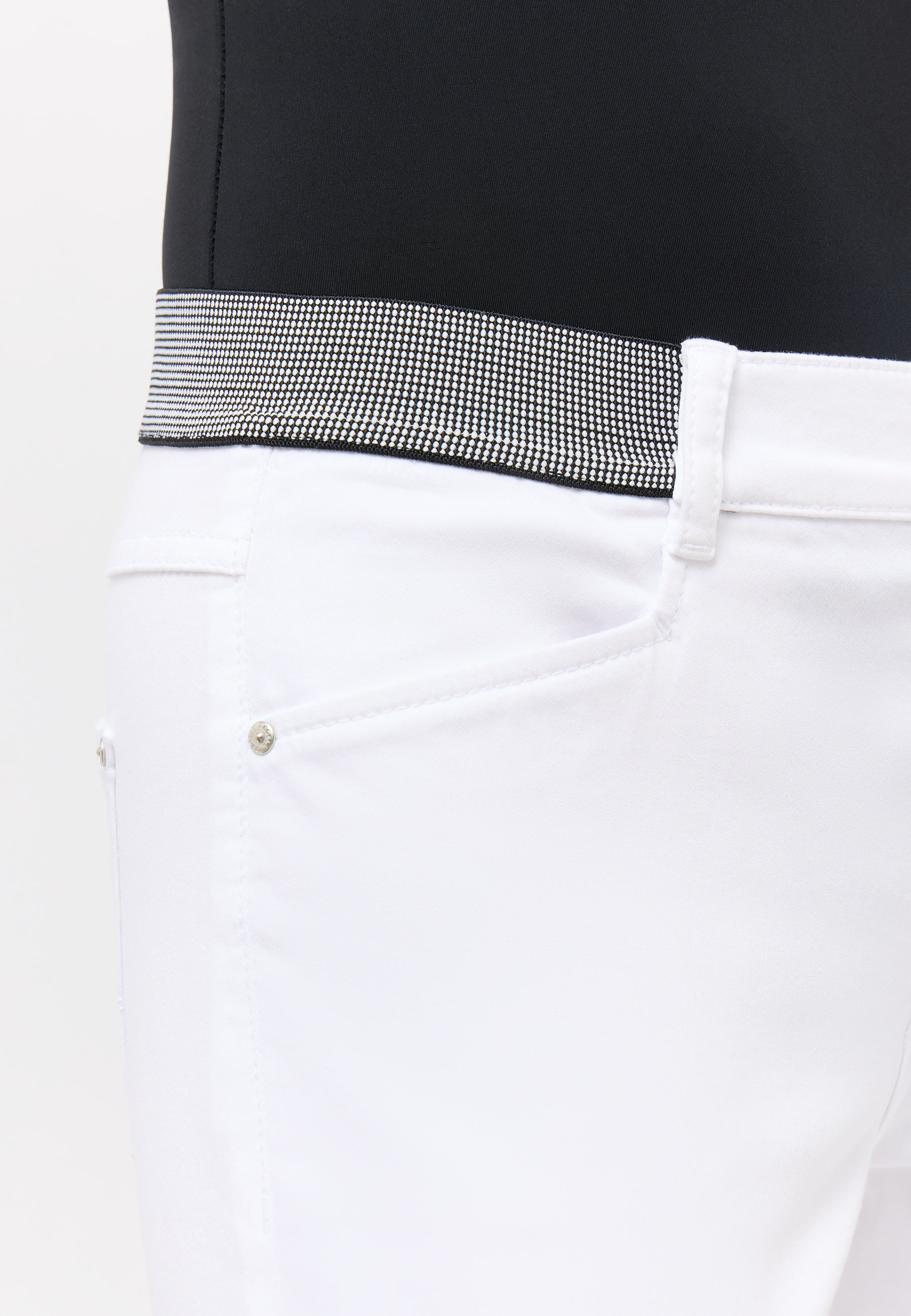 ANGELS Ornella Sporty 7/8-Jeans - Pearl White - 688907.701 von Angels Jeans