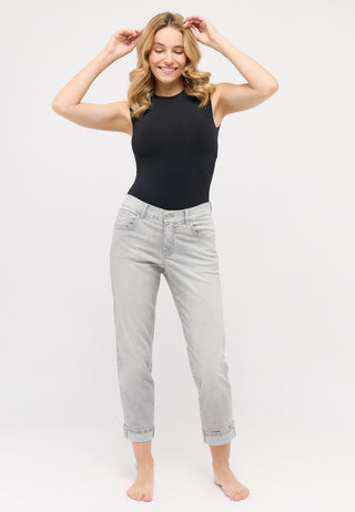 ANGELS JEANS Darleen Crop Tu Ribbon Jeans - Misty Silver Fog - 332 8136.14758