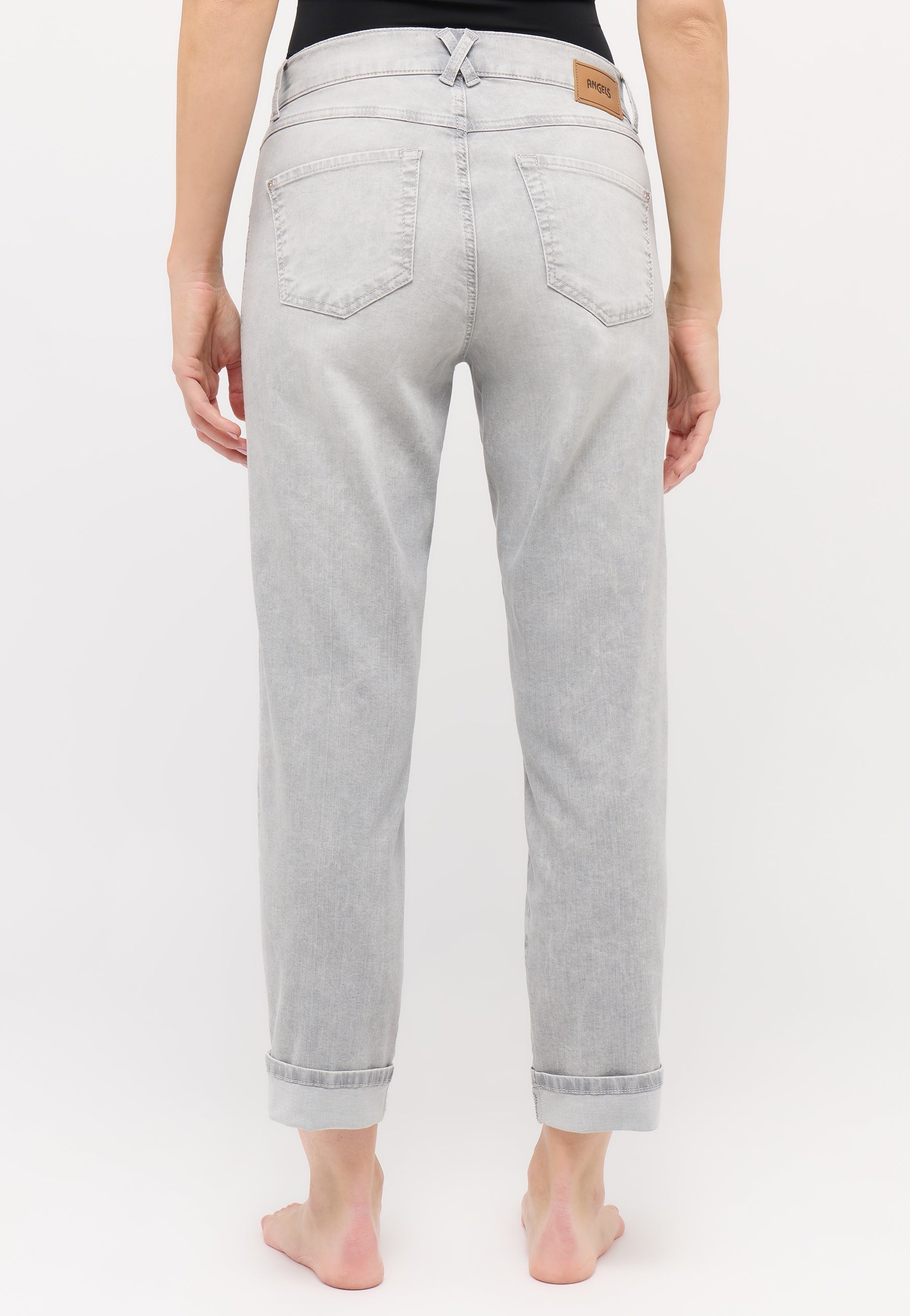 ANGELS JEANS Darleen Crop Tu Ribbon Jeans - Misty Silver Fog - 332 8136.14758 von Angels Jeans