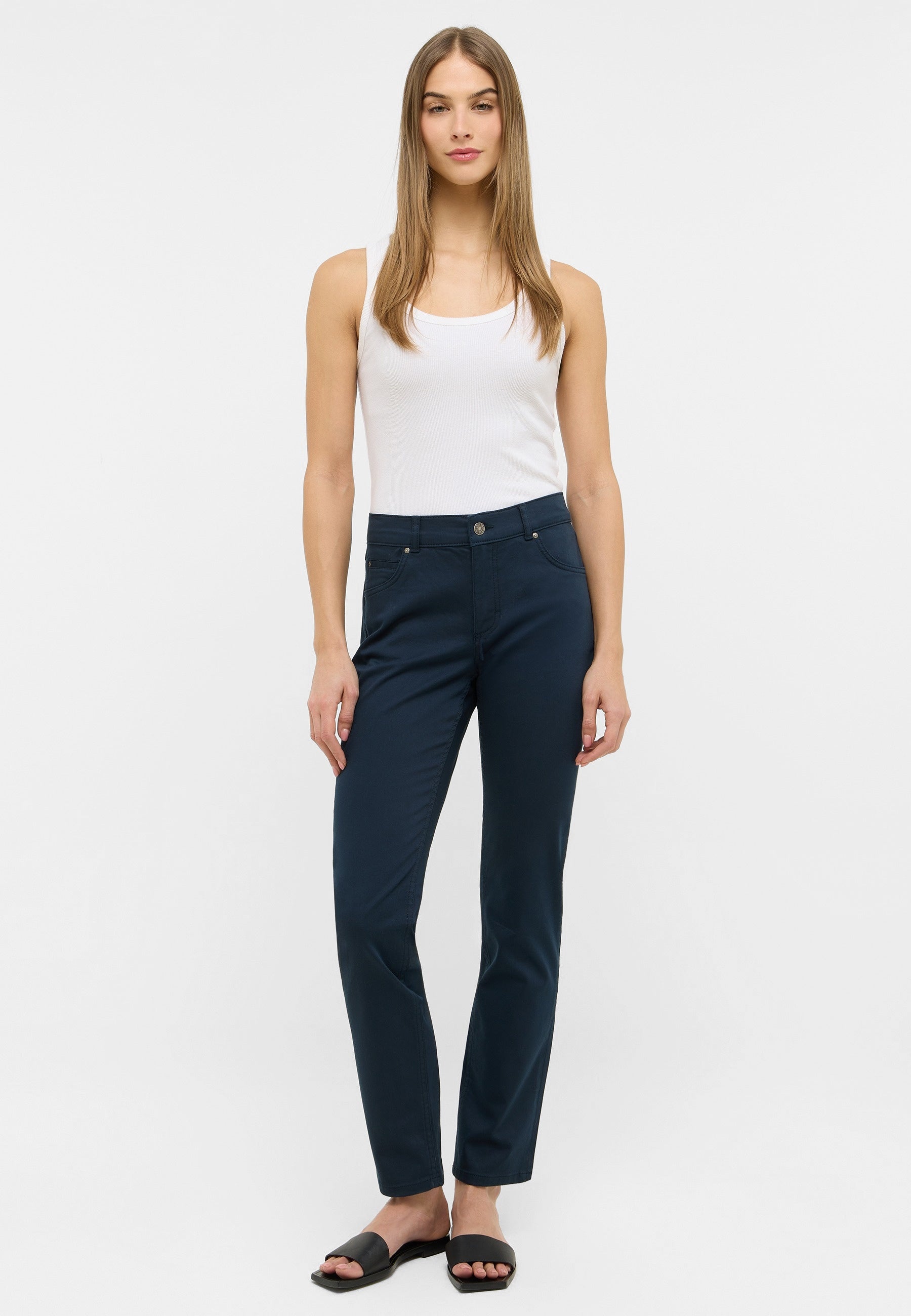 ANGELS Cici Slim-Fit Hose - Midnight Blue - 784 3400.220 von Angels Jeans