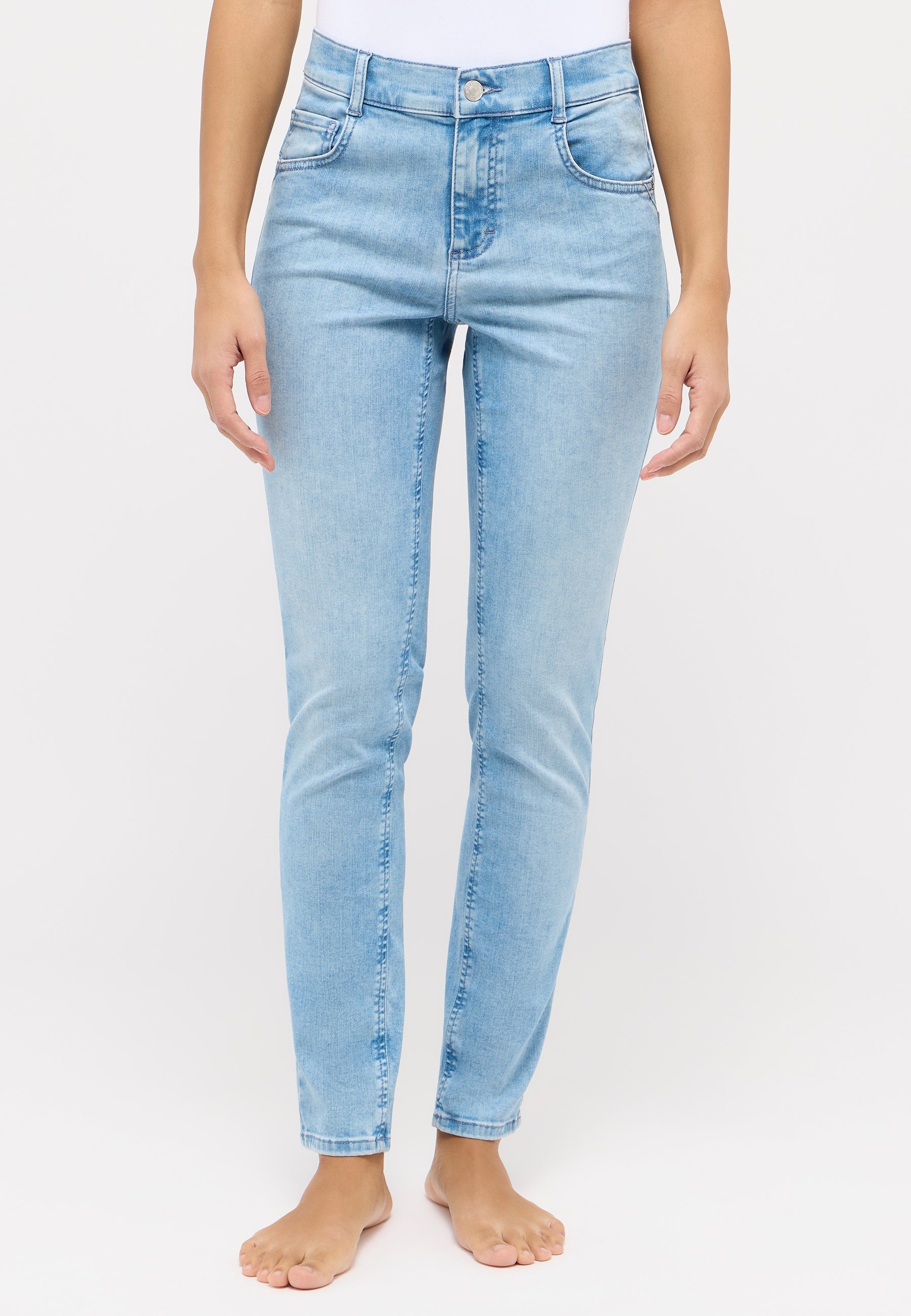 ANGELS Skinny Push Up Jeans - Sky Wash Blue - 397 1281.345 von Angels Jeans