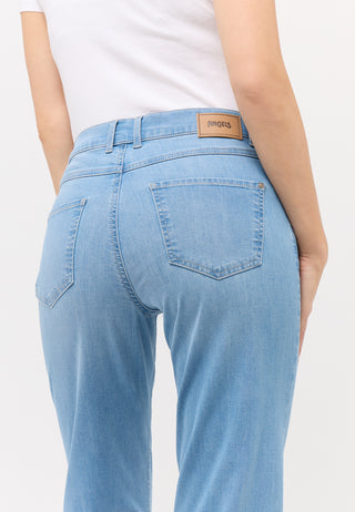 ANGELS JEANS Lara Wide Leg Jeans - Washed Sky Blue - 332 2900.3458