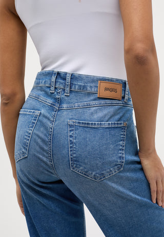 ANGELS Linn Fringe Jeans-Culotte - Coastal Breeze Blue - 332 6606.34758