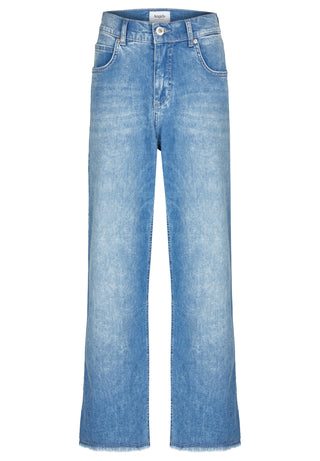 ANGELS Linn Fringe Jeans-Culotte - Coastal Breeze Blue - 332 6606.34758