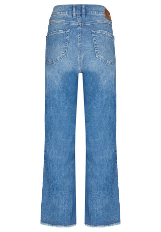 ANGELS Linn Fringe Jeans-Culotte - Coastal Breeze Blue - 332 6606.34758