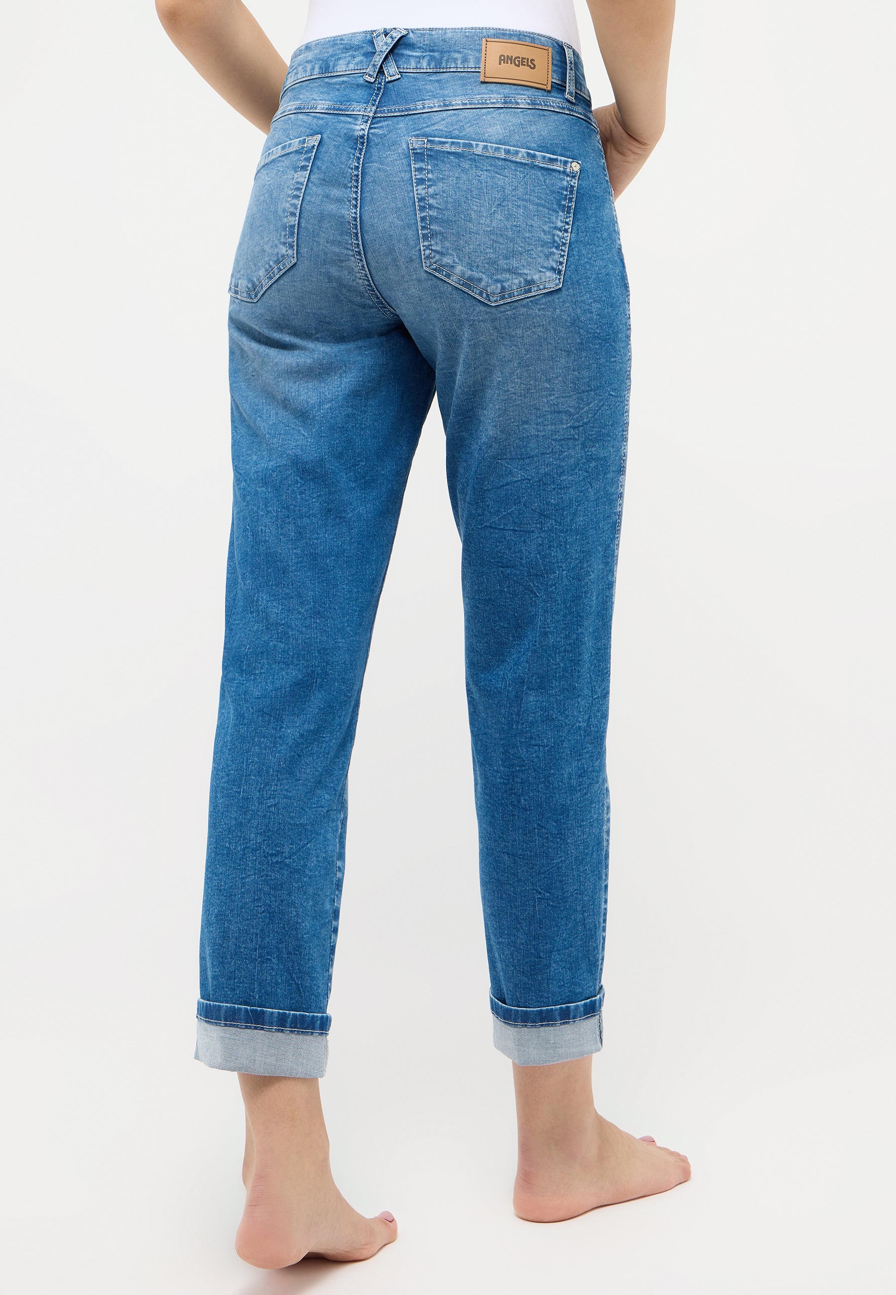 ANGELS Darleen Crop TU Ribbon Jeans - Faded Shore Blue - 332 8136.34758 von Angels Jeans