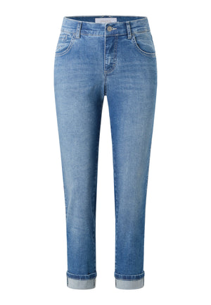 ANGELS Darleen Crop TU Ribbon Jeans - Faded Shore Blue - 332 8136.34758