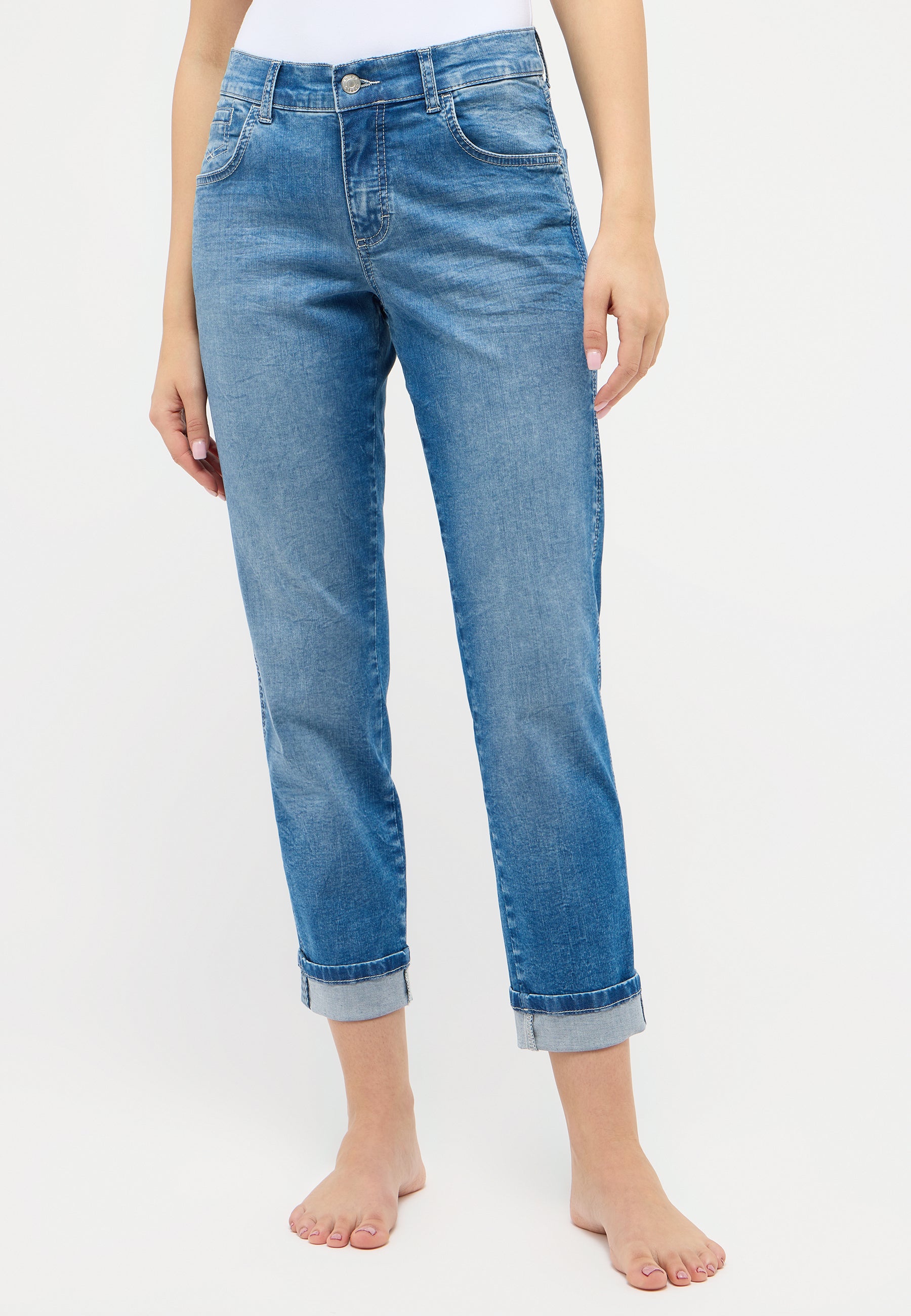 ANGELS Darleen Crop TU Ribbon Jeans - Faded Shore Blue - 332 8136.34758 von Angels Jeans