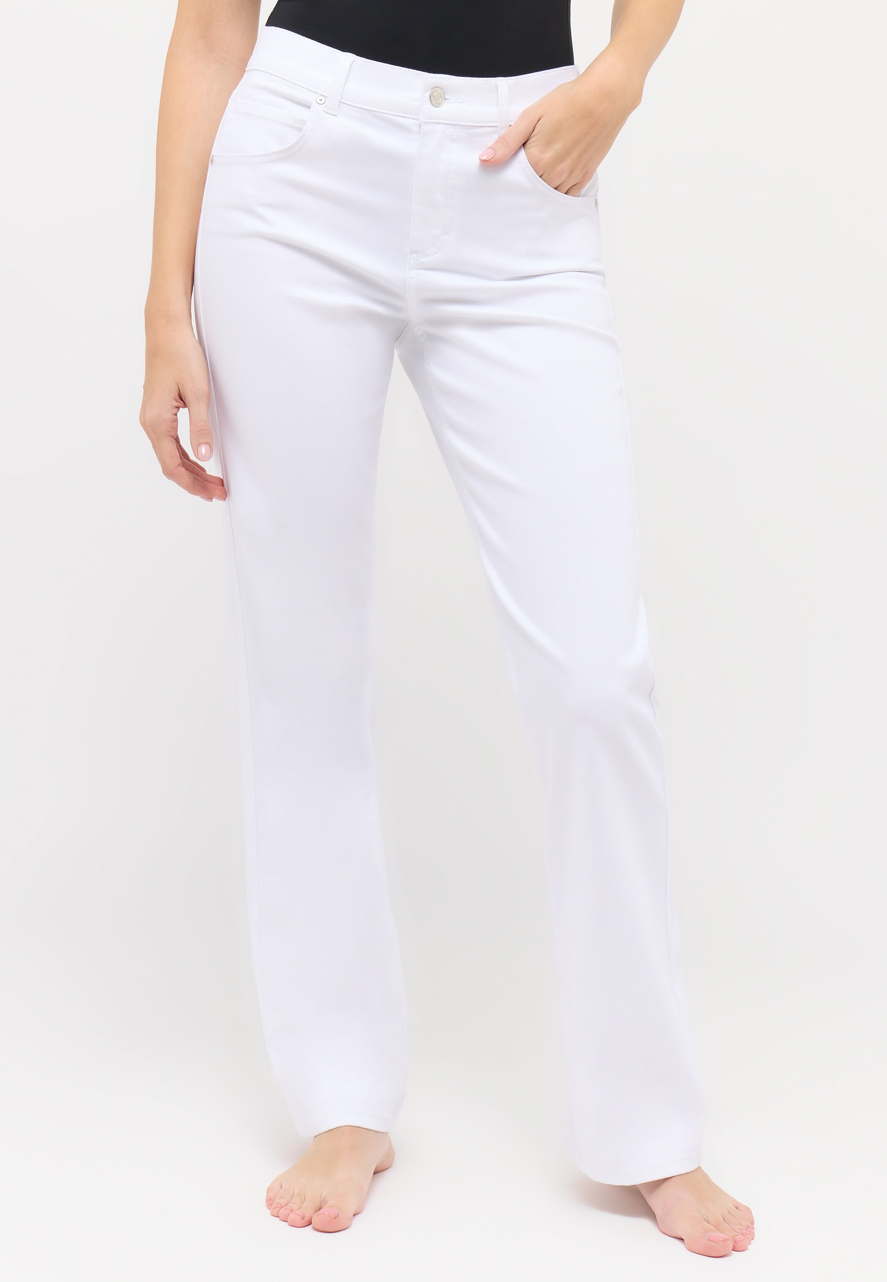 ANGELS JEANS Lara Wide Leg Jeans - Pure Cloud White - 332 2900.70 von Angels Jeans