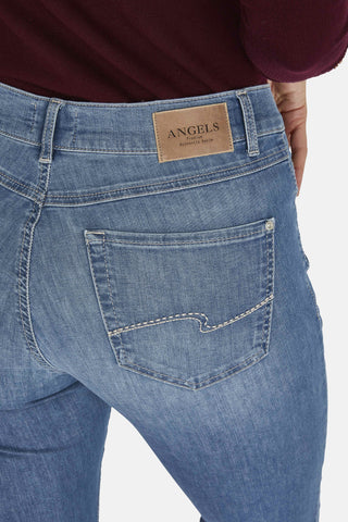 ANGELS JEANS Cici Straight-Fit Jeans - Sunwashed Sky Blue - 332 3400.3458