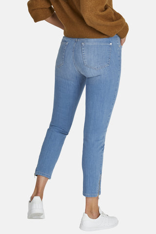Jean skinny Angels Jeans à fermeture éclair à la cheville, bleu clair, d'occasion, référence 333 120700.3458 - Stretch
