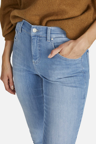 Jean skinny Angels Jeans à fermeture éclair à la cheville, bleu clair, d'occasion, référence 333 120700.3458 - Stretch