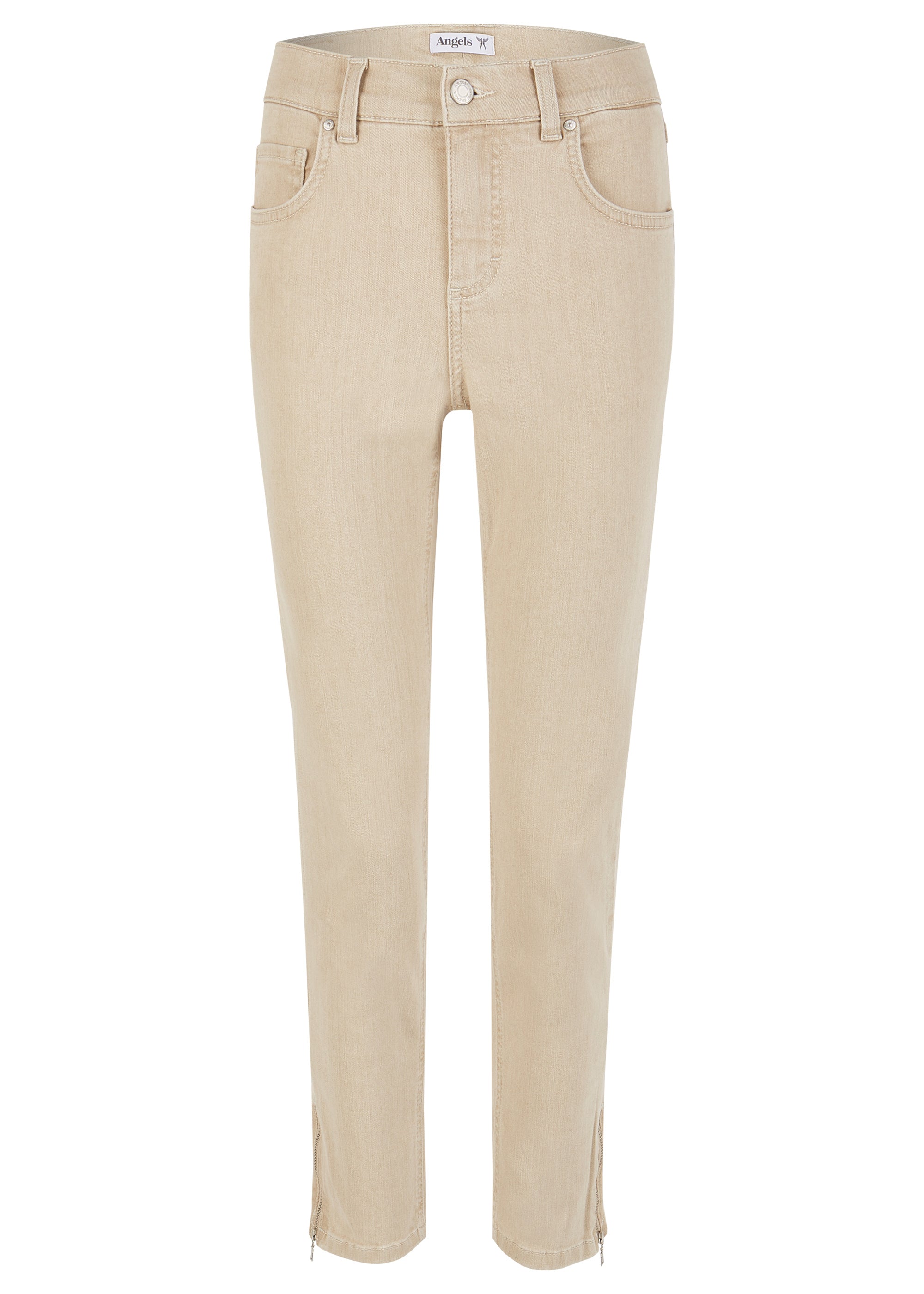 ANGELS JEANS Skinny Ankle Zip Jeans - Warm Sand Beige - 333 120700.484