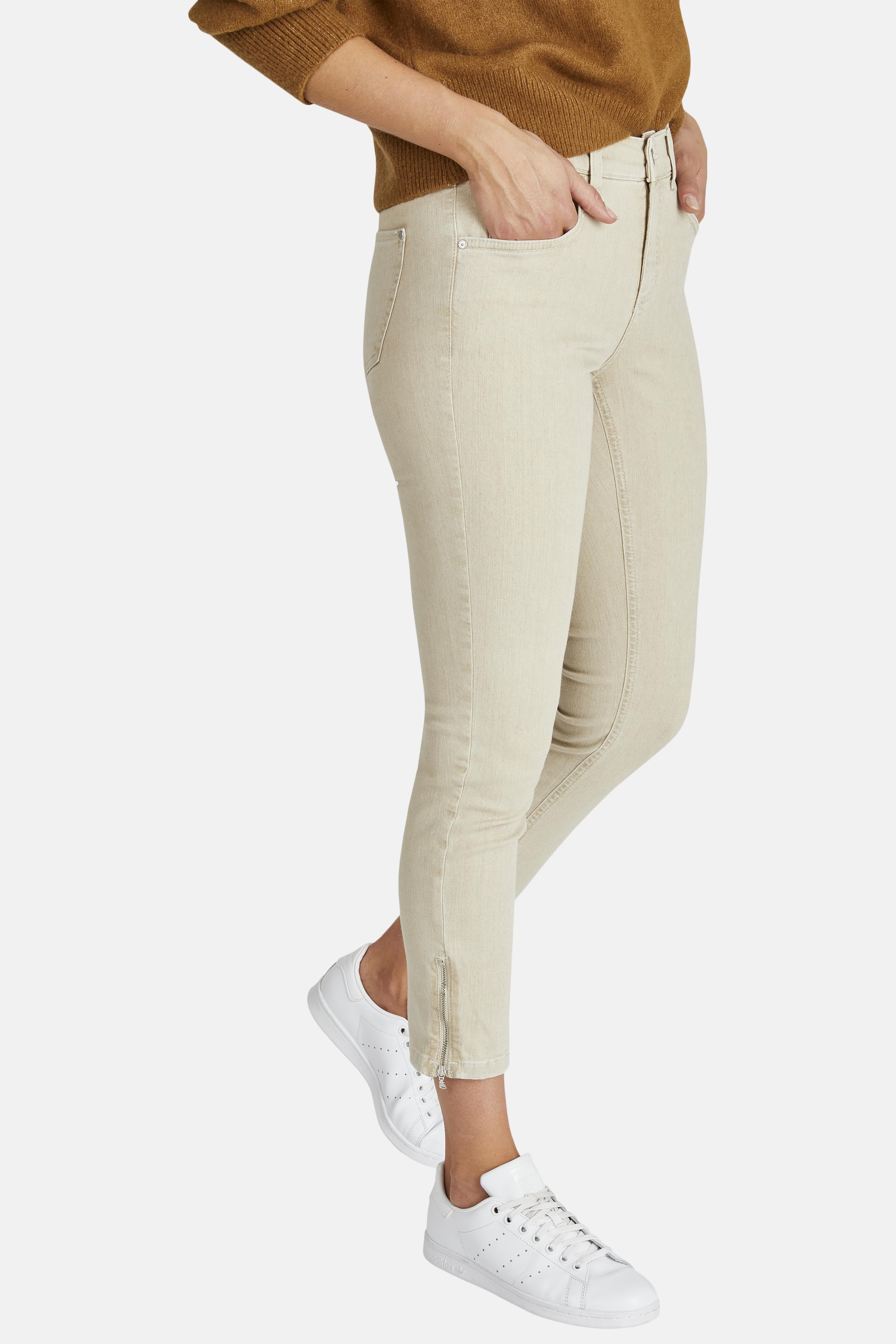 ANGELS JEANS Skinny Ankle Zip Jeans - Warm Sand Beige - 333 120700.484 von Angels Jeans