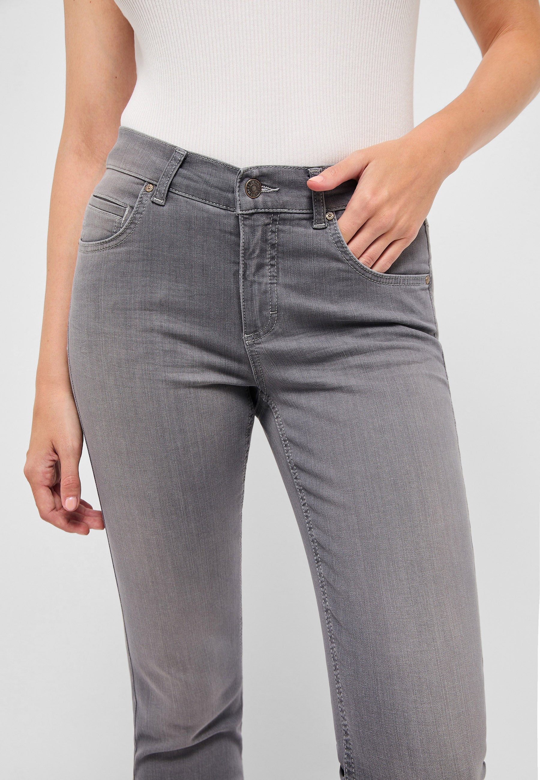 ANGELS JEANS Cici Jeans - Smoky Ash Grey - 346 3400.1358 von Angels Jeans