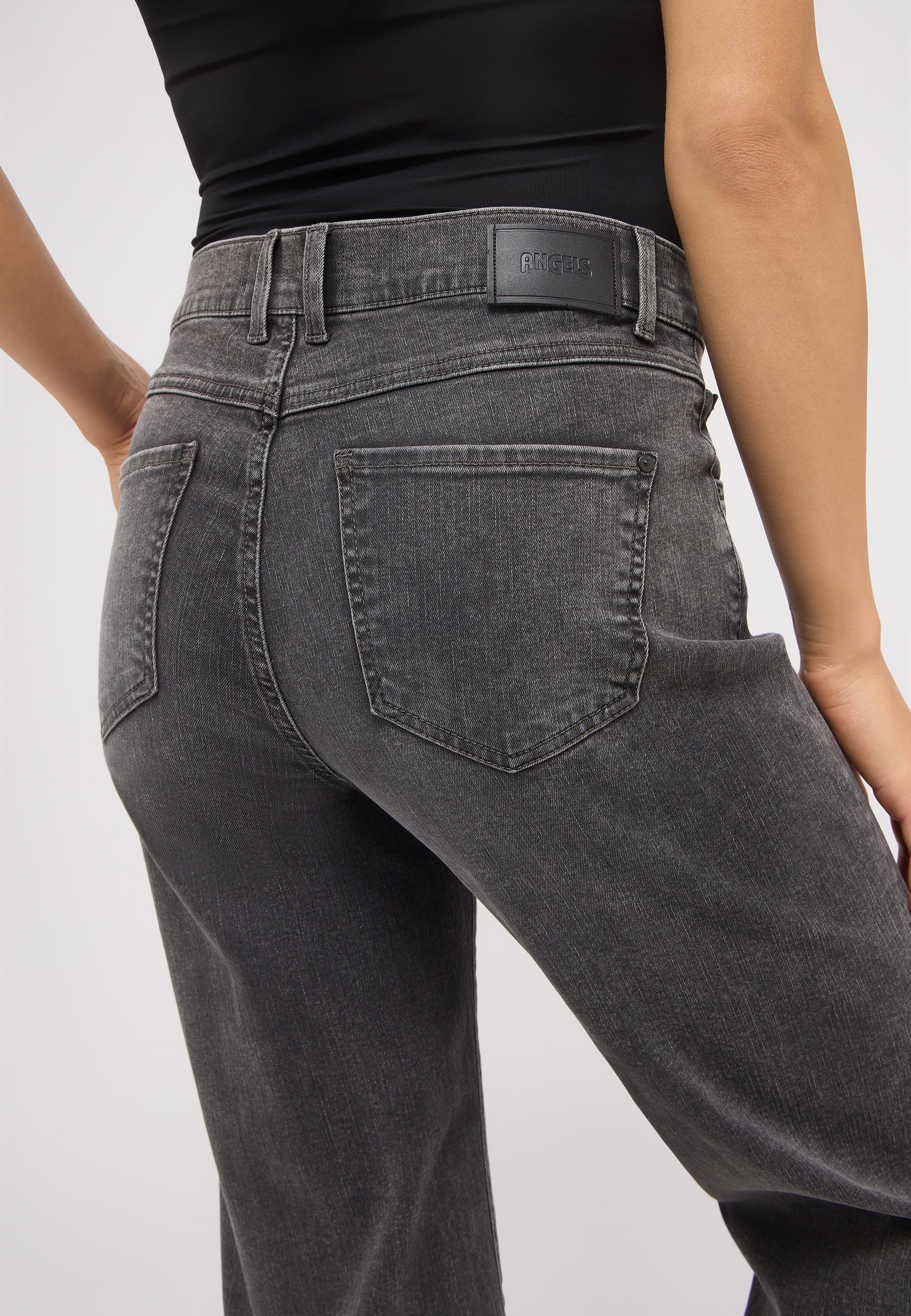 ANGELS Linn Culotte Jeans - Smoky Slate Grey - 346 6600.12758 von Angels Jeans