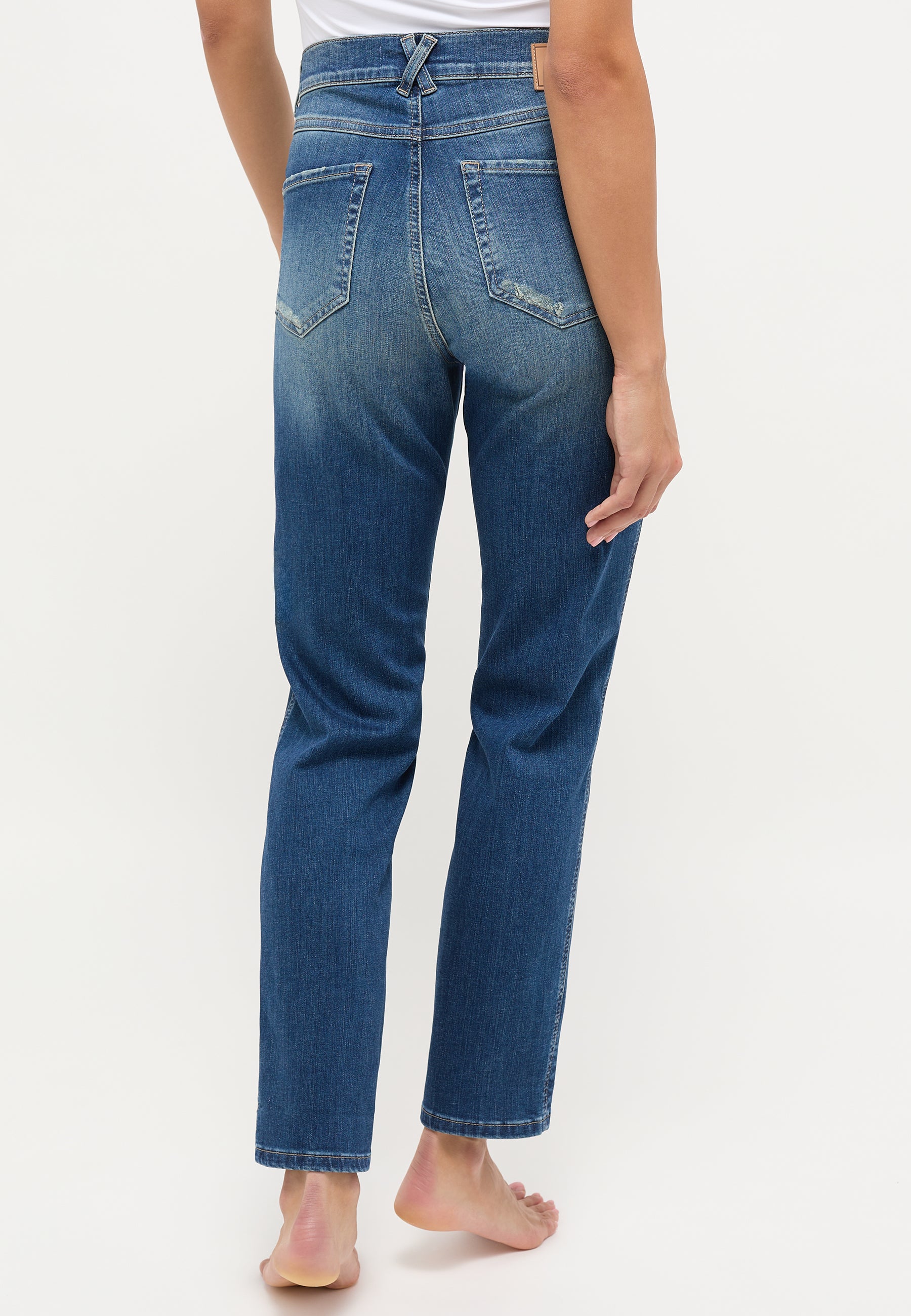 ANGELS Darleen Crop Tu Jeans - Harbour Wash Blue - 346 8109.32288 von Angels Jeans