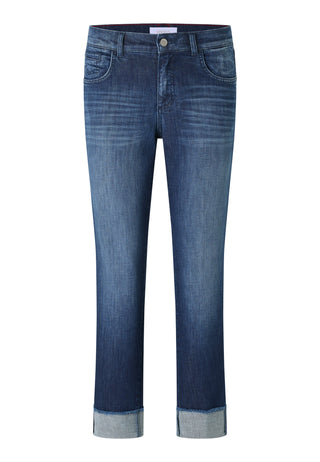 ANGELS JEANS Darleen Crop Tu Fringe Jeans - Harbour Dusk Blue - 350 8143.3258