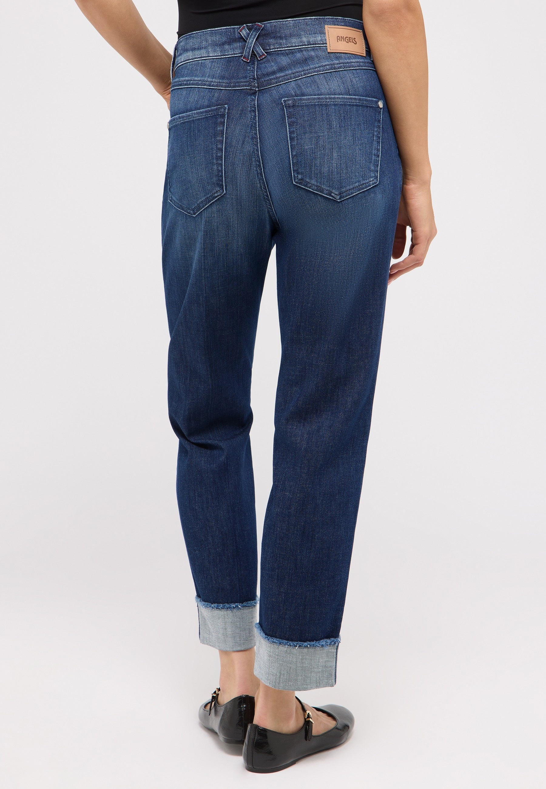 ANGELS JEANS Darleen Crop Tu Fringe Jeans - Harbour Dusk Blue - 350 8143.3258 von Angels Jeans
