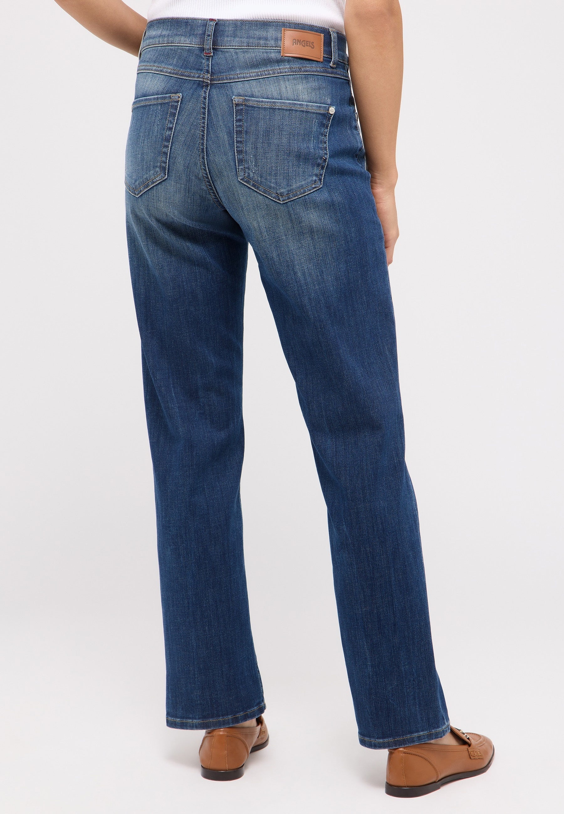 ANGELS Straight Jeans - Worn Heritage Blue - 350 2100.33288 von Angels Jeans