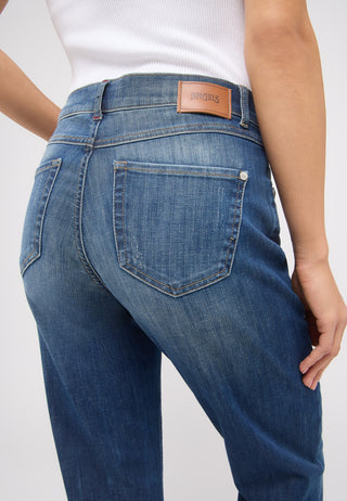 ANGELS Straight Jeans - Worn Heritage Blue - 350 2100.33288