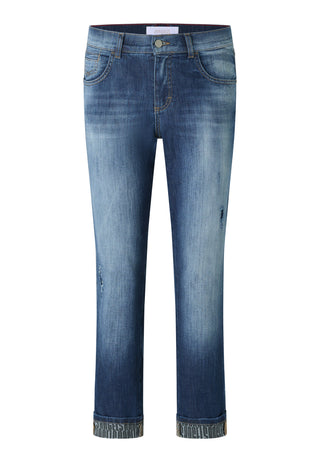 ANGELS Darleen Crop Tu Font Jeans - Vintage Shore Blue - 350 8108.3388