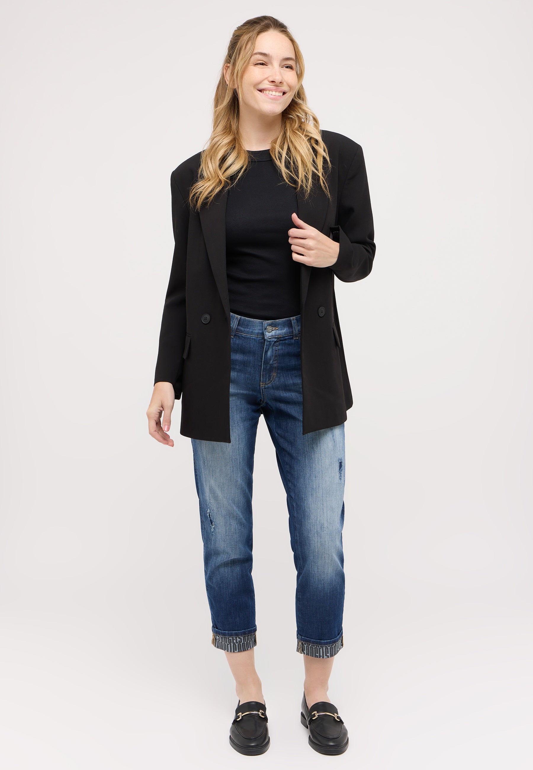 ANGELS Darleen Crop Tu Font Jeans - Vintage Shore Blue - 350 8108.3388 von Angels Jeans