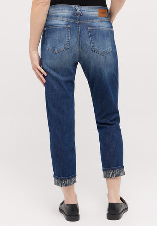 ANGELS Darleen Crop Tu Font Jeans - Vintage Shore Blue - 350 8108.3388