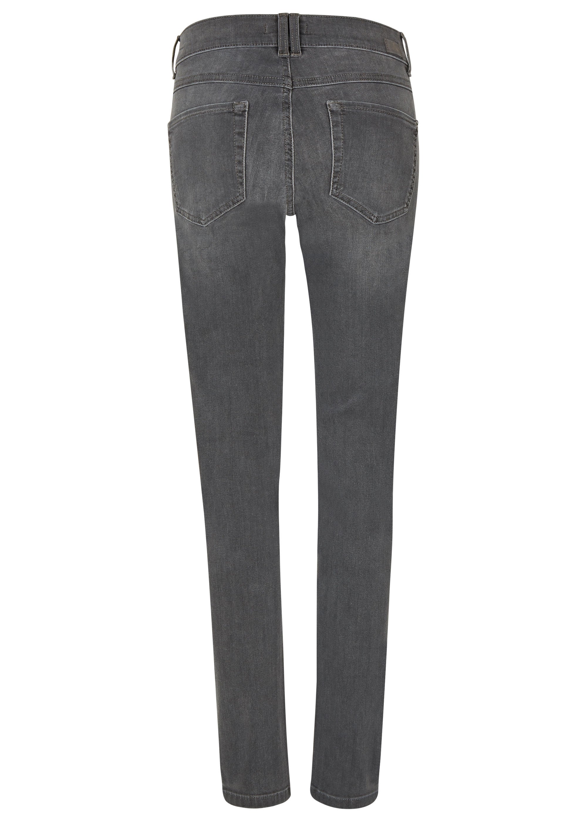 ANGELS Skinny Button Jeans - Smoky Slate Grey - 346 1203.1258
