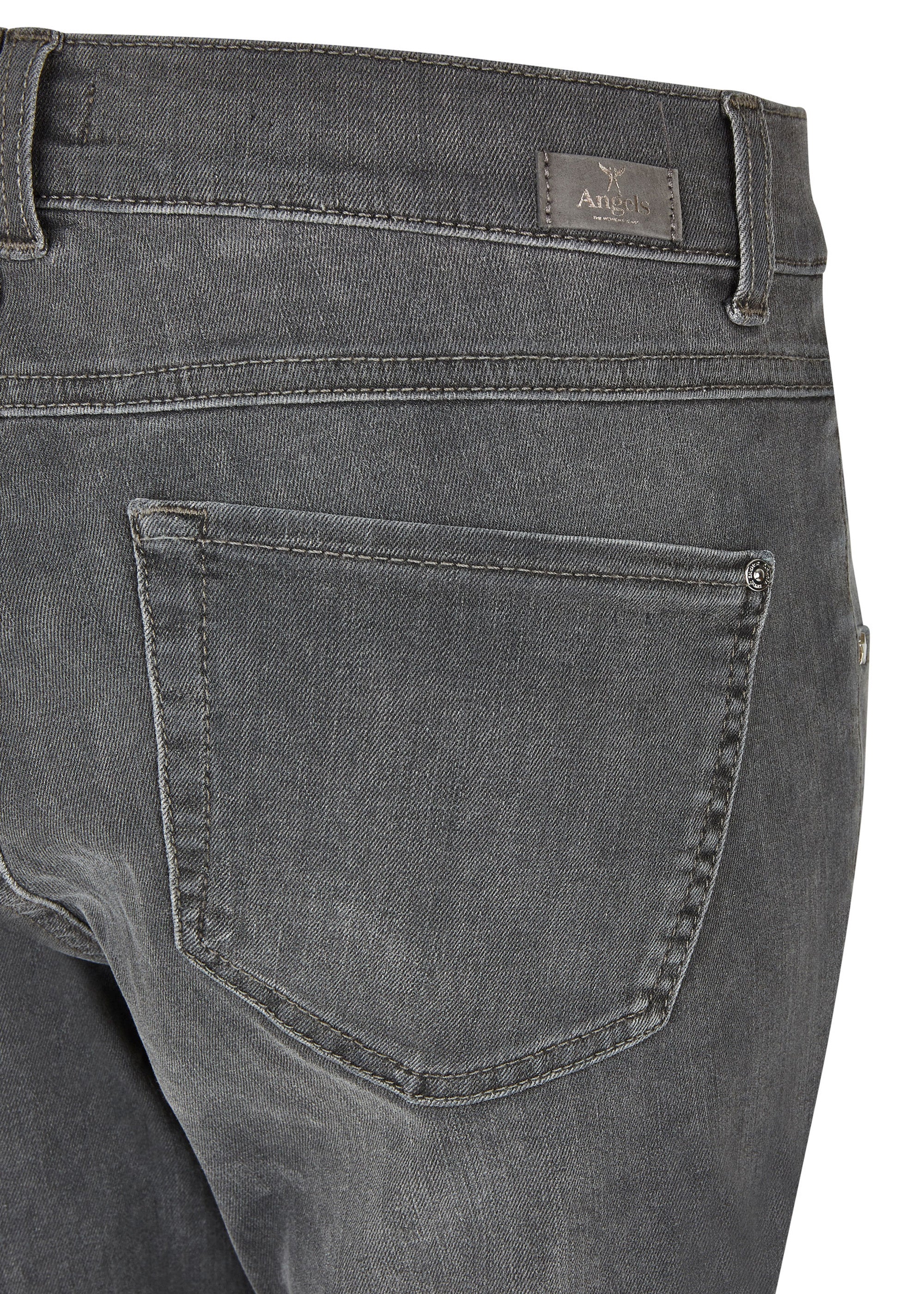 ANGELS Skinny Button Jeans - Smoky Slate Grey - 346 1203.1258 von Angels Jeans