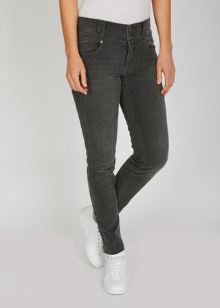 ANGELS Skinny Button Jeans - Smoky Slate Grey - 346 1203.1258