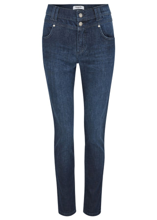 Jean skinny boutonné Angels, indigo foncé, d'occasion, taille 346, réf. 1203.3158 - Stretch