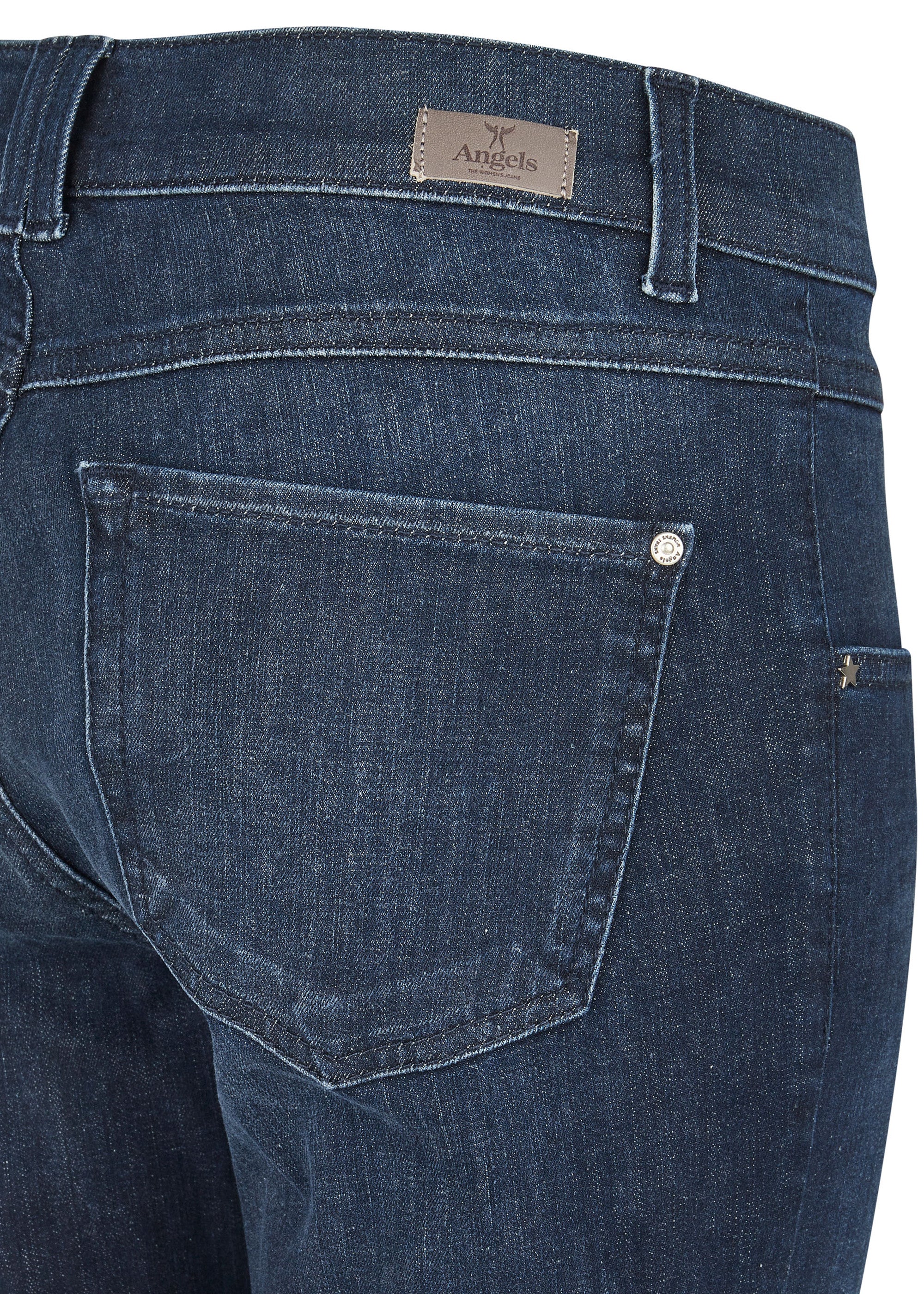 Jean skinny boutonné Angels, indigo foncé, d'occasion, taille 346, réf. 1203.3158 - Stretch