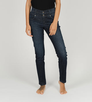 Jean skinny boutonné Angels, indigo foncé, d'occasion, taille 346, réf. 1203.3158 - Stretch