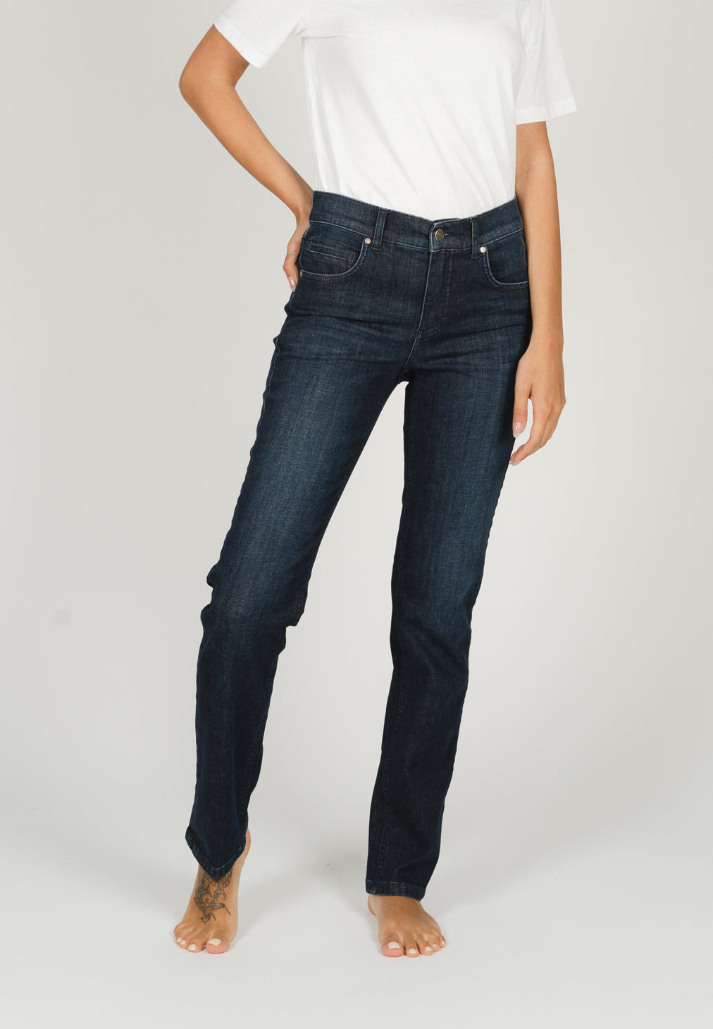 ANGELS Cici Jeans - Midnight Ember Blue - 346 3400.3158 von Angels Jeans