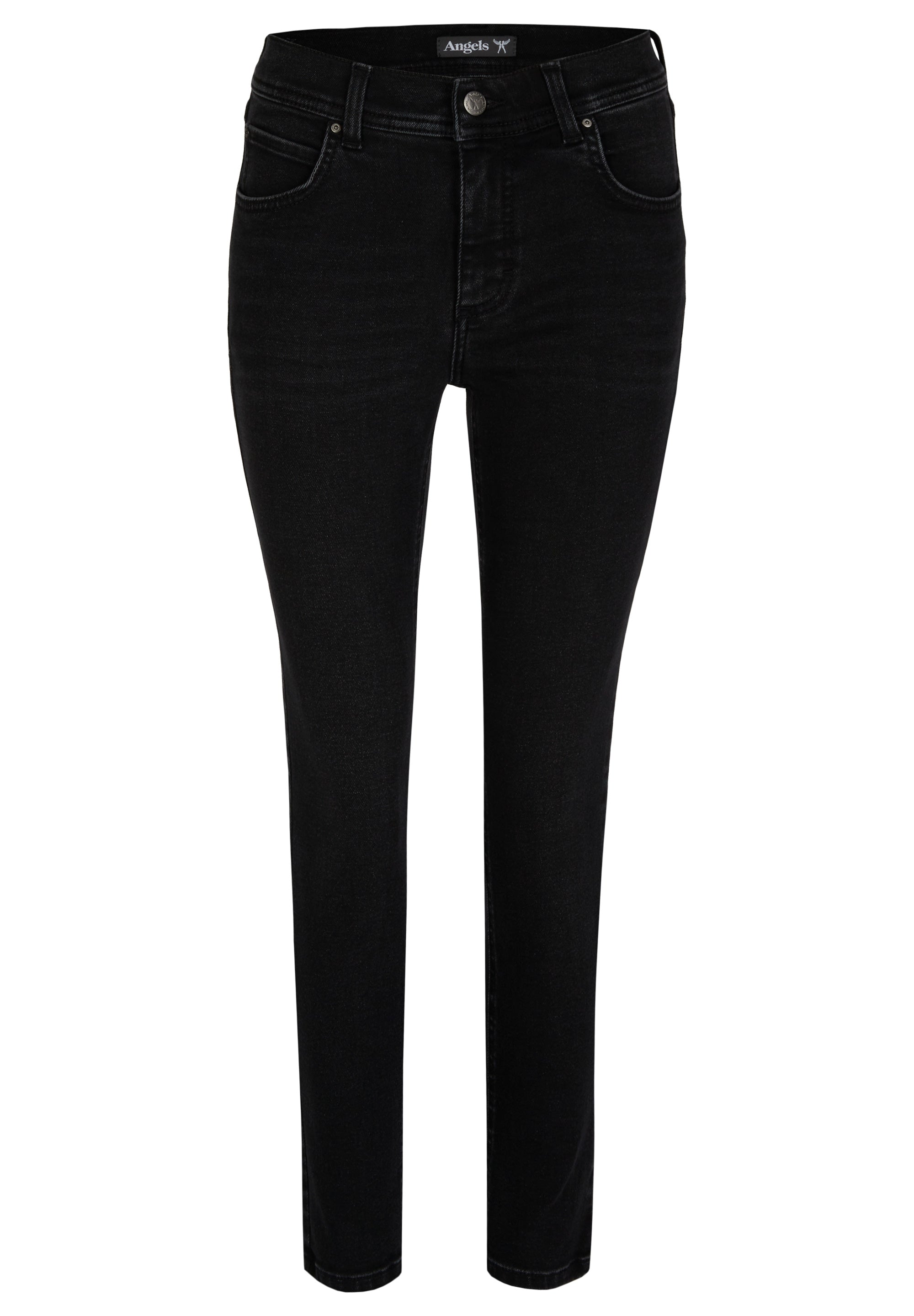 ANGELS JEANS Ornella 7/8 Slim Fit Jeans - Worn Midnight Black - 325 680007.1058