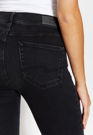 ANGELS JEANS Ornella 7/8 Slim Fit Jeans - Worn Midnight Black - 325 680007.1058