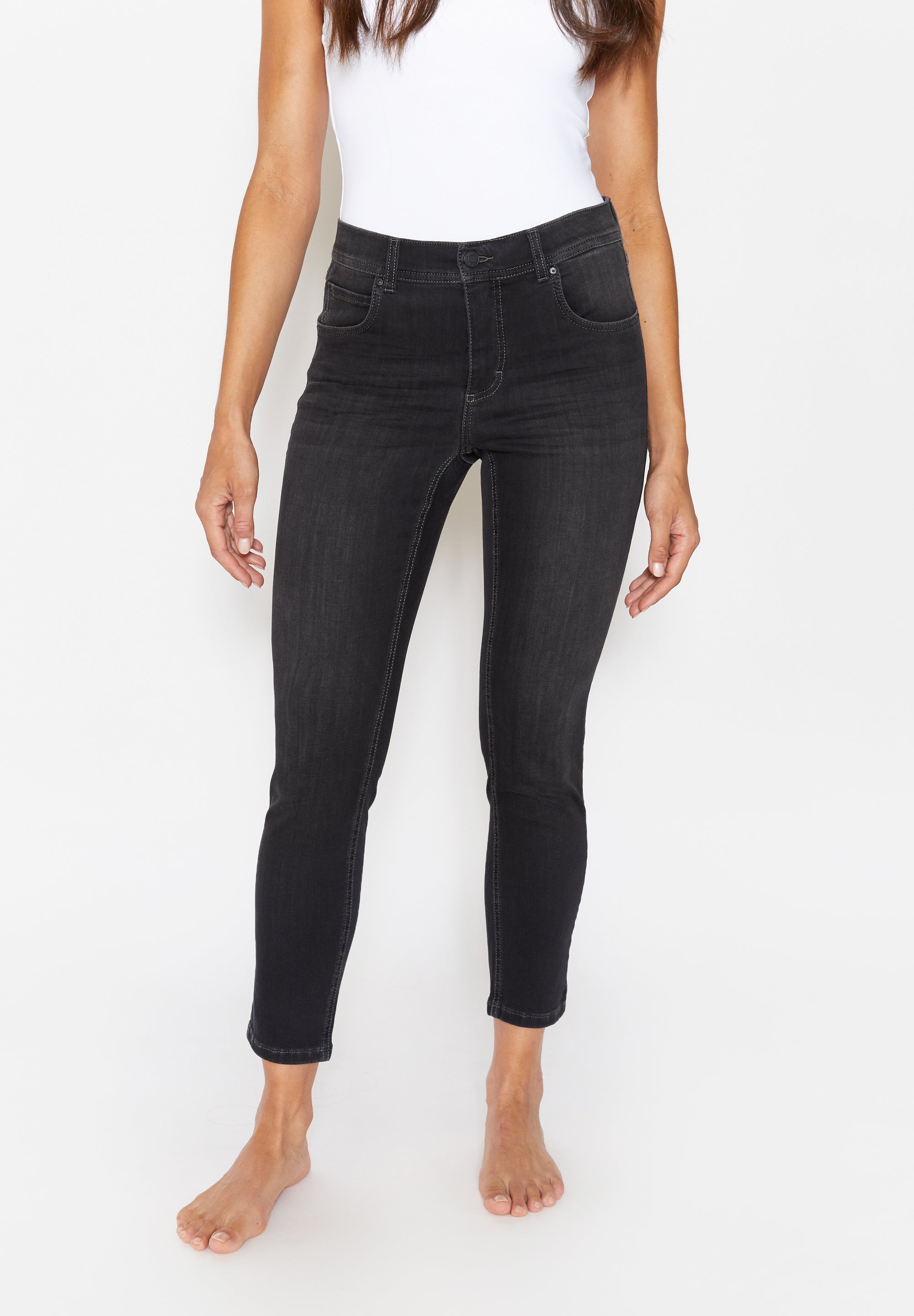 ANGELS JEANS Ornella Slim Fit Jeans - Smoky Charcoal - 333 680007.1158 von Angels Jeans
