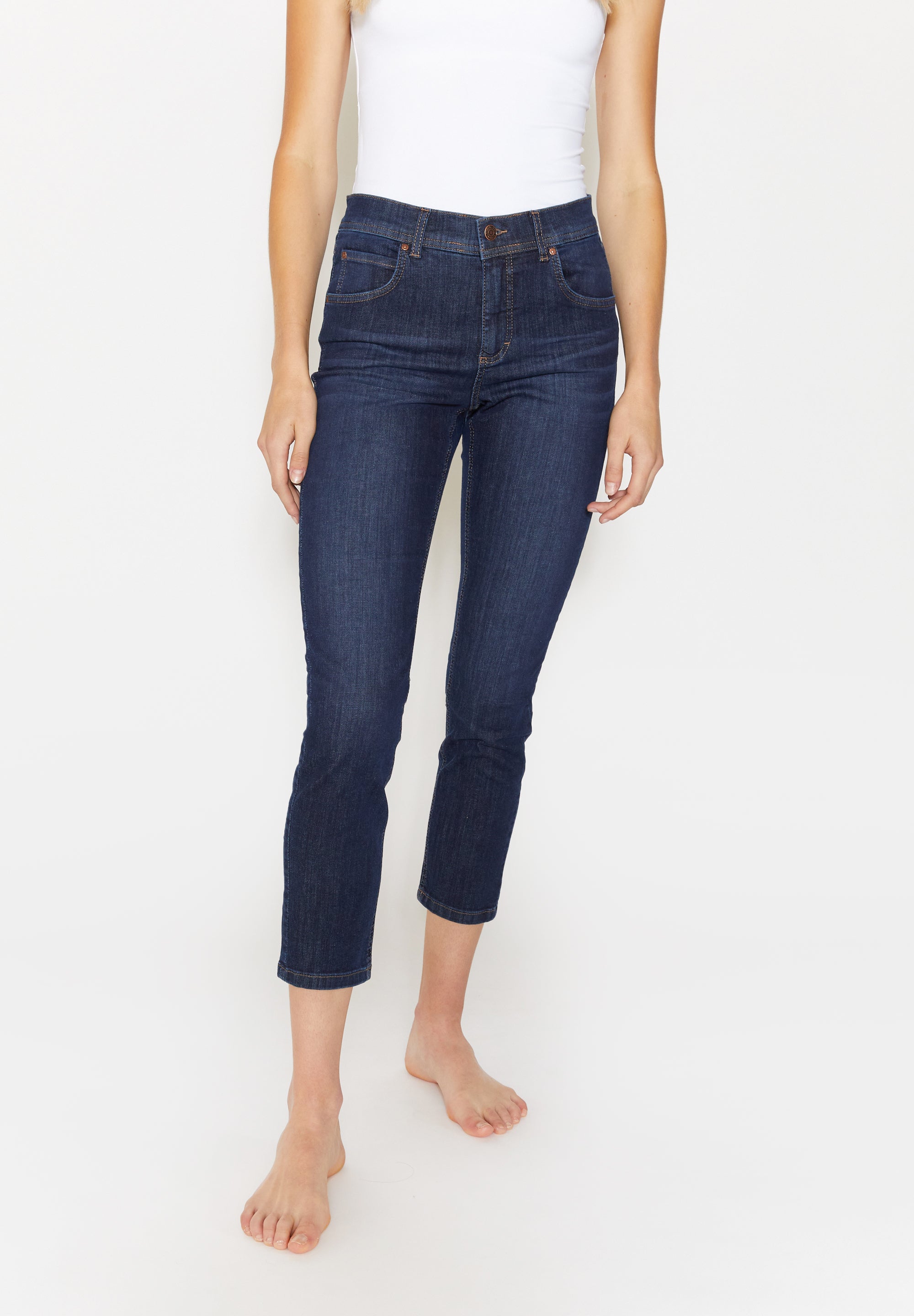ANGELS JEANS Ornella Slim Fit Jeans - Midnight Worn Indigo - 333 680007.3158 von Angels Jeans