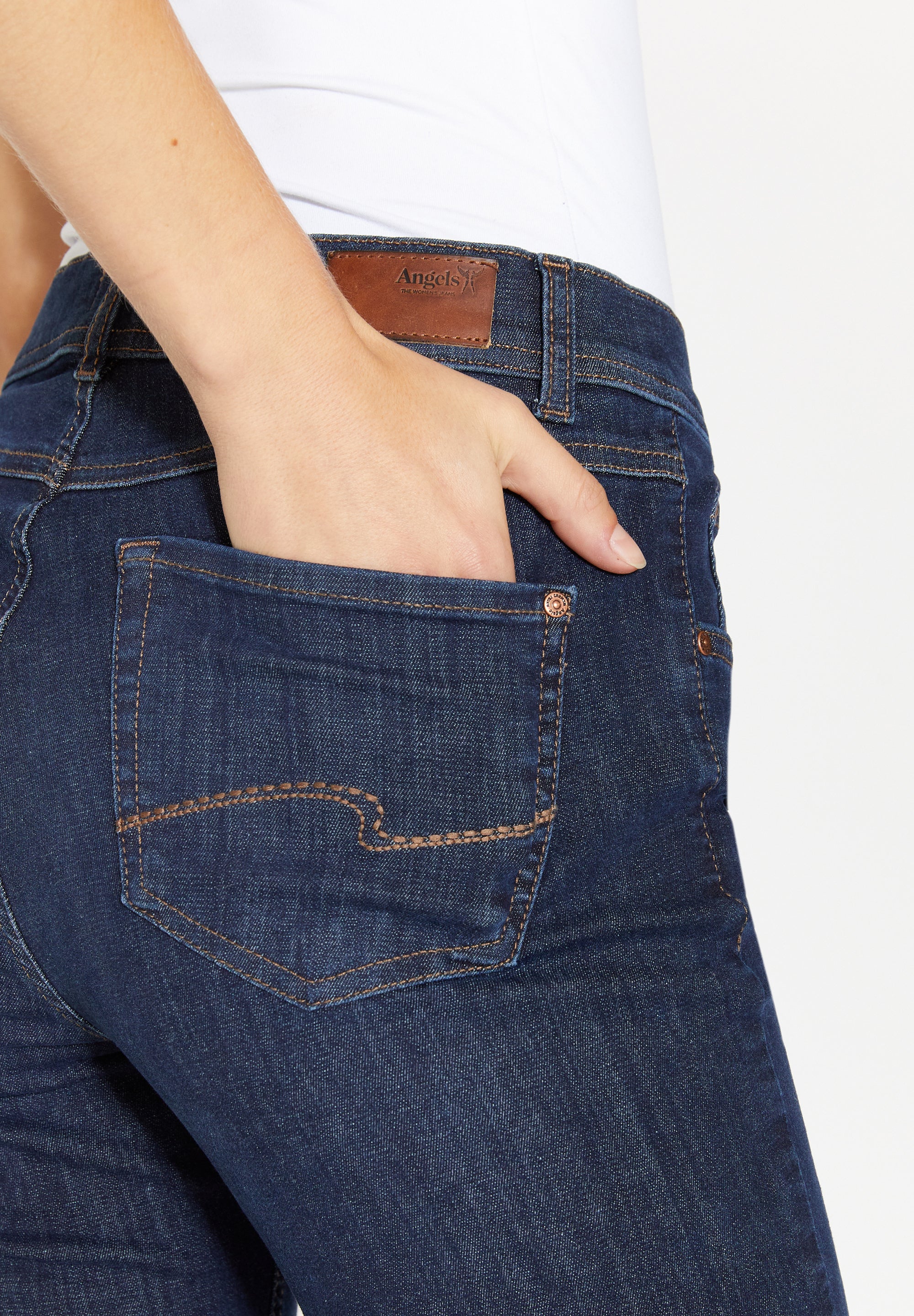 ANGELS JEANS Ornella Slim Fit Jeans - Midnight Worn Indigo - 333 680007.3158 von Angels Jeans