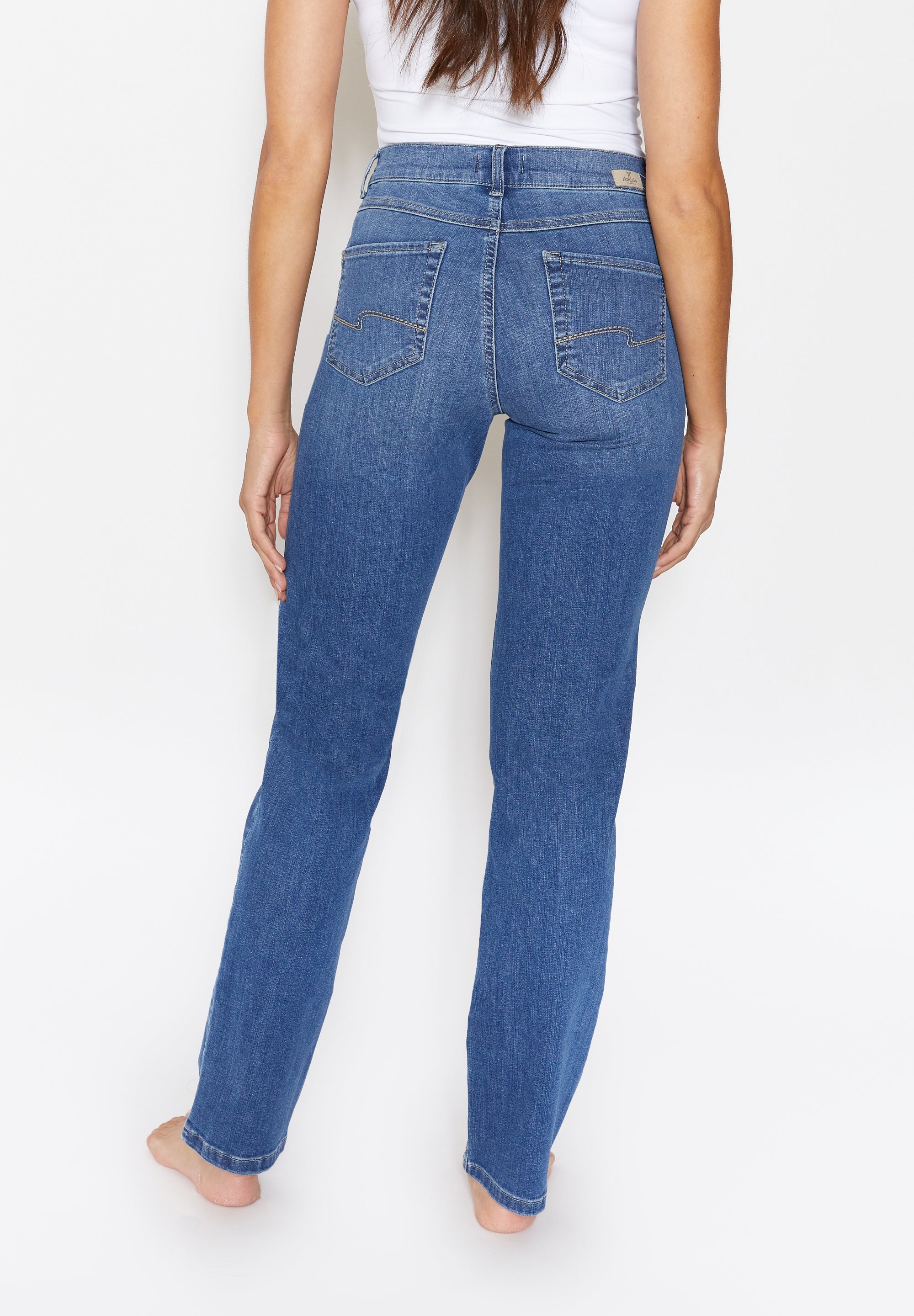 ANGELS JEANS Dolly Straight-Fit Jeans - Summer Pier Blue - 346 8054.335 von Angels Jeans