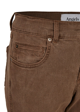 ANGELS JEANS Cici Straight Jeans - Autumn Ember Brown - 188 3400.4505