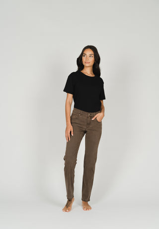ANGELS JEANS Cici Straight Jeans - Autumn Ember Brown - 188 3400.4505